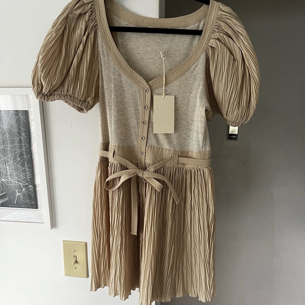 Pleated romper